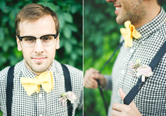 Yellow bow-tie