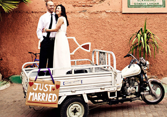 Just Married Portrait