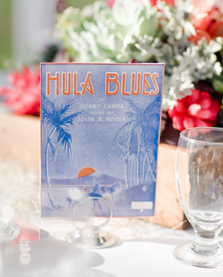 Vintage Postcard Table Numbers