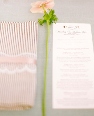 Pretty Breakfast Wedding Table Setting