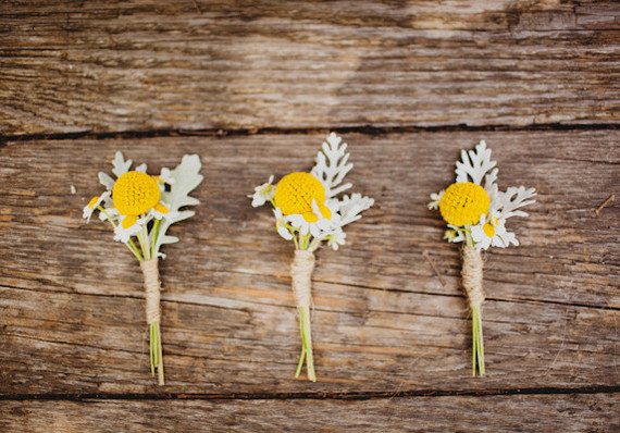 Billy Ball Boutonniere Inspiration