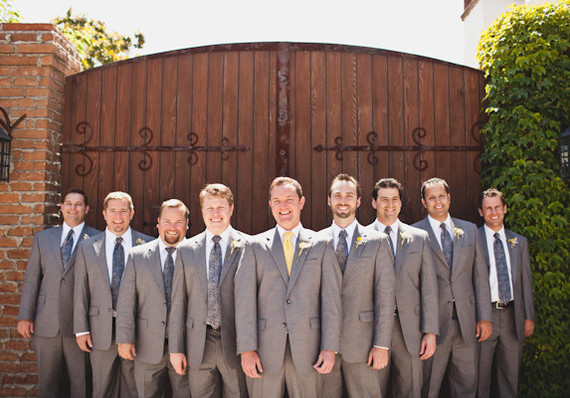Grey Groomsmen Suits