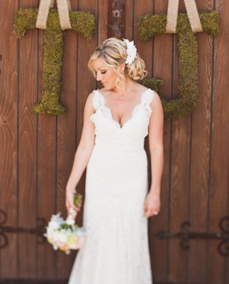 Monique Lhuillier Lace Dress