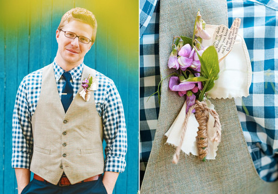 Rustic Wedding Groom Attire