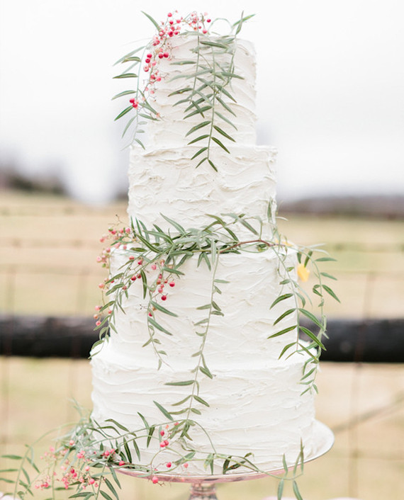 Blush inspired wedding cake
