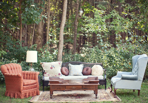 Old world circus furniture decor