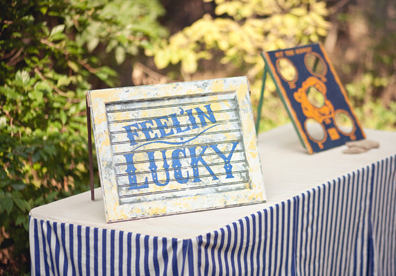 Whimsical world circus picture frame decor