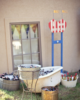 Whimsical world circus drinks