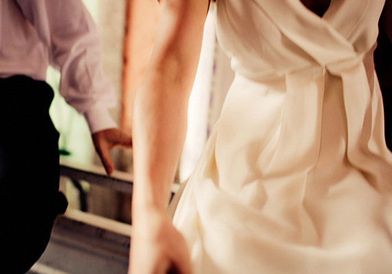 JCrew bridal dress torso detail