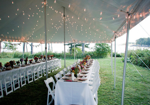beautiful reception dinner lighting