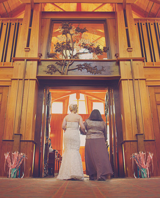 Mother and bride entrance