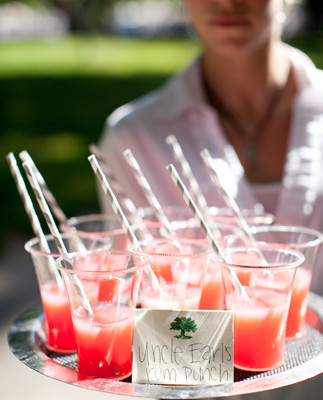 Rum punch signature cocktail