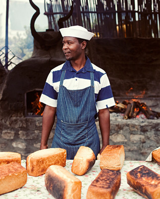 Fresh roasted bread
