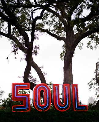 Neon soul sign