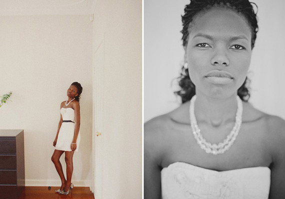 Bridal portrait and closeup