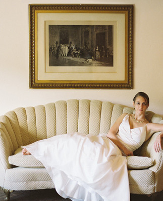 Simple, classy bridal gown