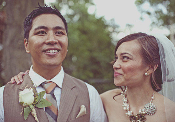 Groom and bride detail, accessories