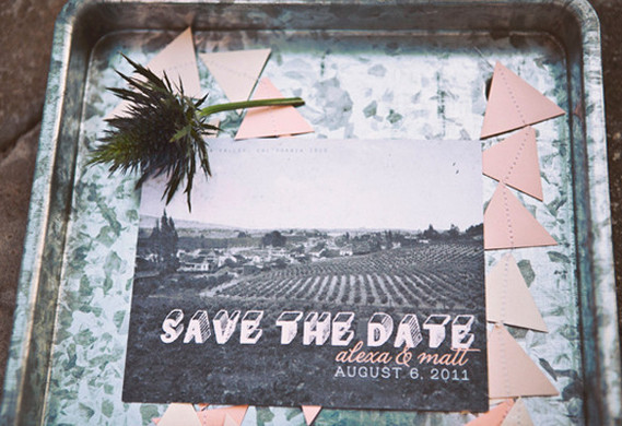 Post card save-the-date