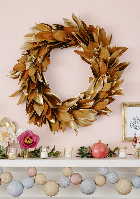 Gold Leaf Wreath