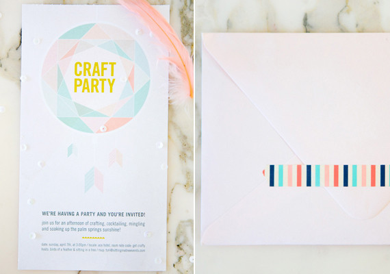 Colorful Kaleidoscope Invites