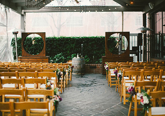 Industrial Rustic Ceremony