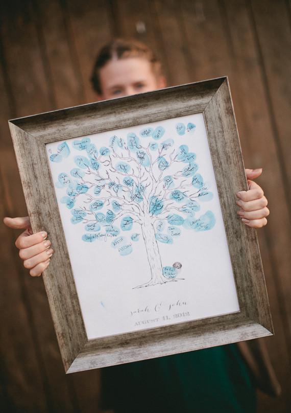 Fingerprint Tree Guestbook