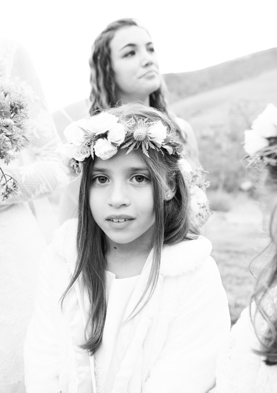 flower girl head piece
