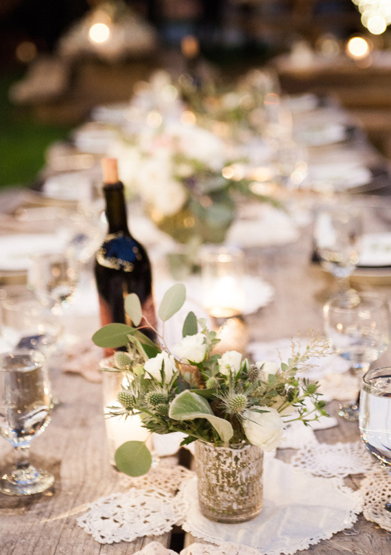 doily table runner