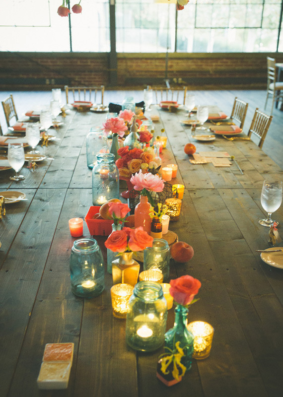 Rustic Glam Reception Table