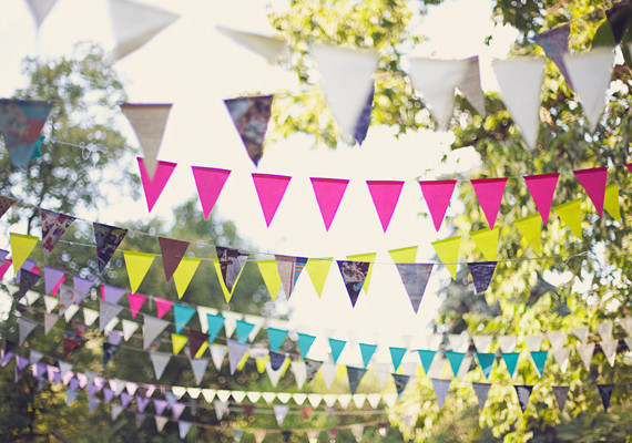 Colorful Backyard Bunting