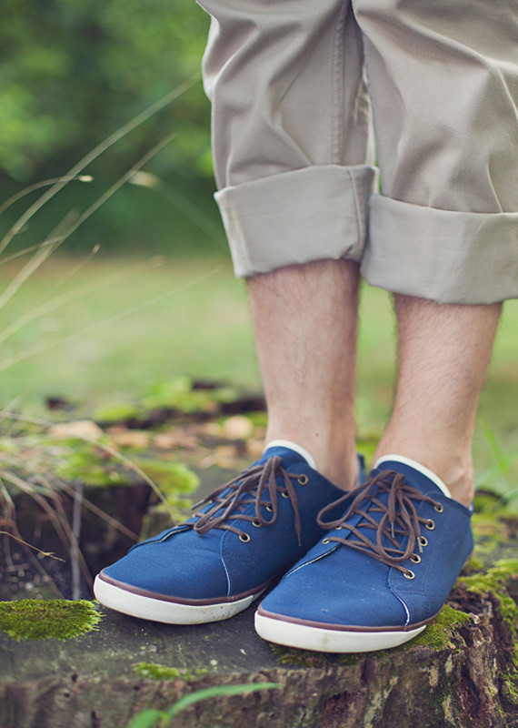Blue H&M Groom's Shoes