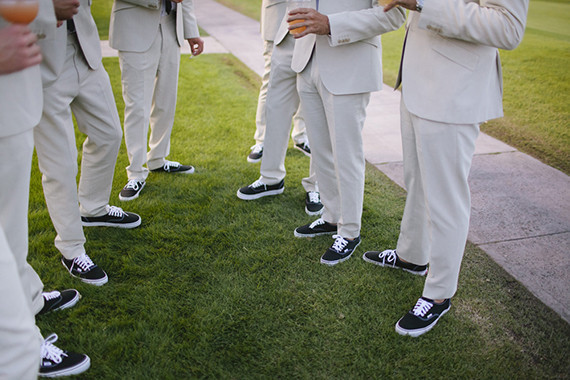 ACNE Suits with Navy Vans