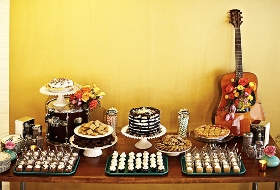 60s Rock-n-Roll Dessert Table