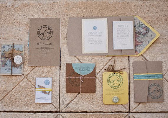 Mayan Riviera Travel Invitation Suite