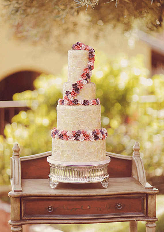 Mediterranean Coral Saffron Cake