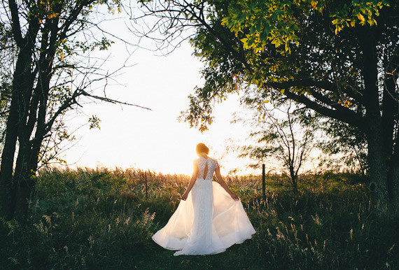 Reem Acra Slit Back Cap Sleeve Dress