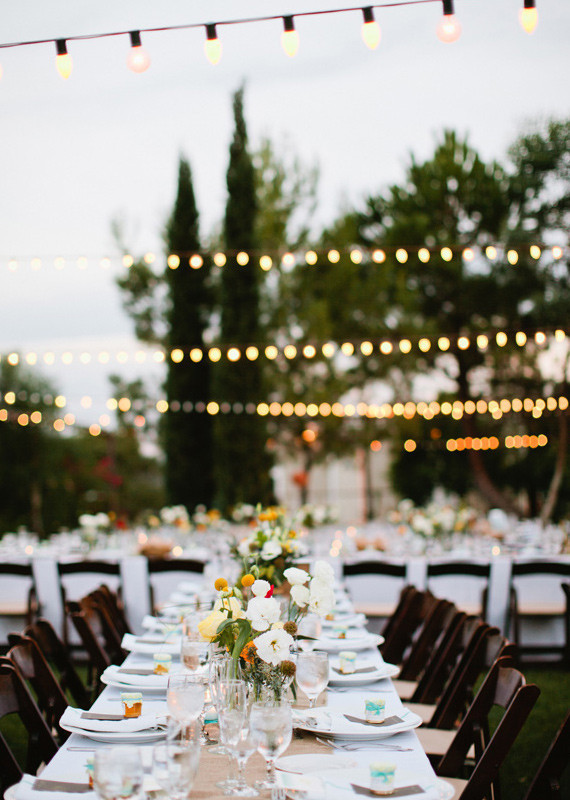 Rustic Garden Estate Reception Decor