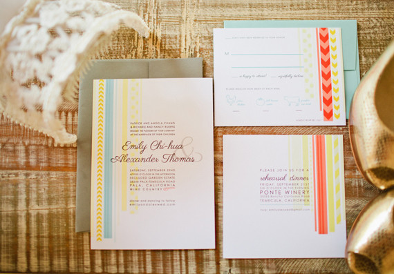 Colorful Garden Estate Invitations