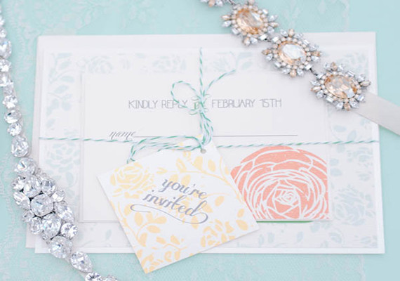 Spring Tea party Invitation