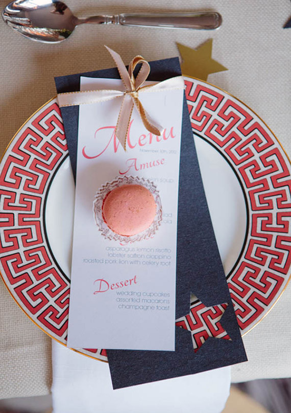 Pink and Blue Star Place Setting