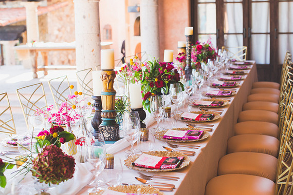 Mexican Destination Wedding Reception