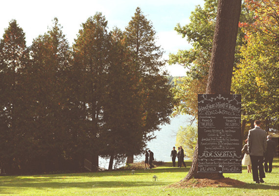 Large Outdoor Wedding Chalk Sign