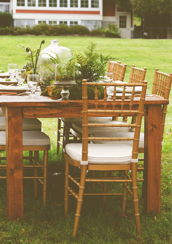 Botanical Terrarium Reception Decor