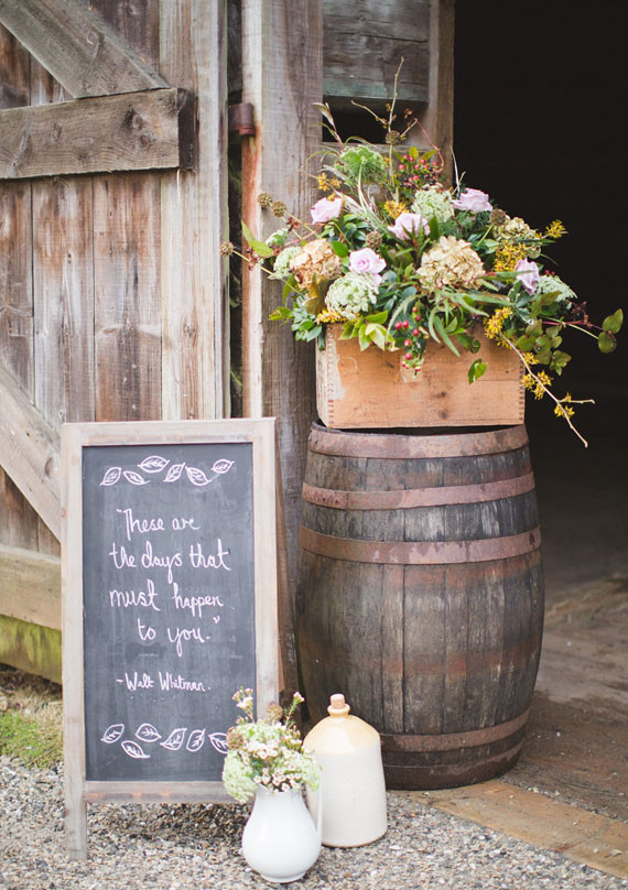 Rustic Irish Ceremony Decor