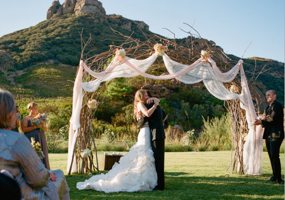 Draped Branch Arch