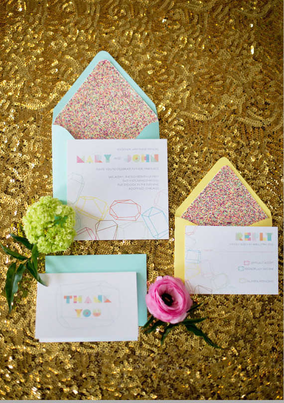 Pastel Geometric Stationery Inspiration