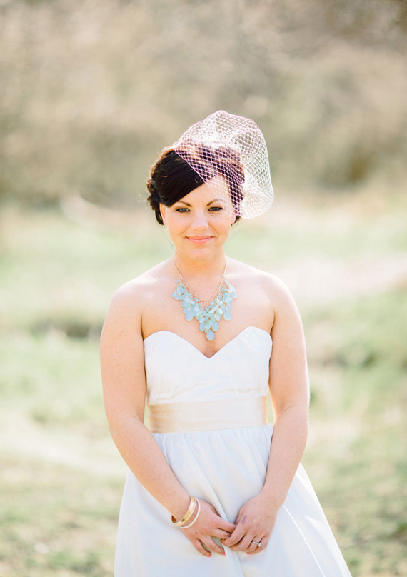 Custom Made Strapless Gown with Cream Ribbon