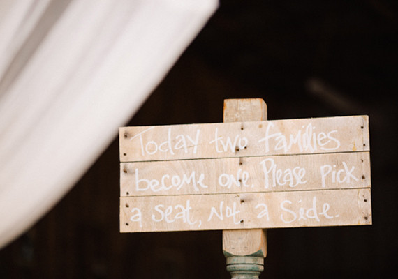 Pick a Seat, Not a Side Sign