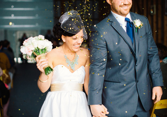 Gold Confetti Exit