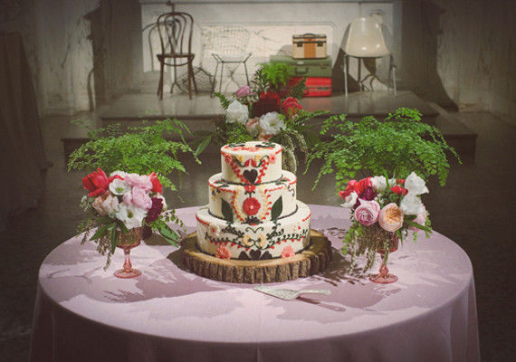 Wes Anderson Inspired Cake